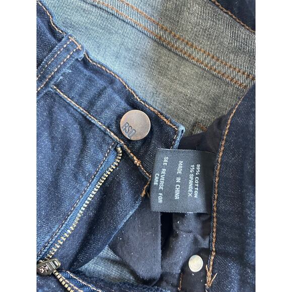 RSQ Jeans Tokyo Super Skinny Fit Med Blue Wash Denim Boys 14 (25x26.5) - Picture 5 of 6